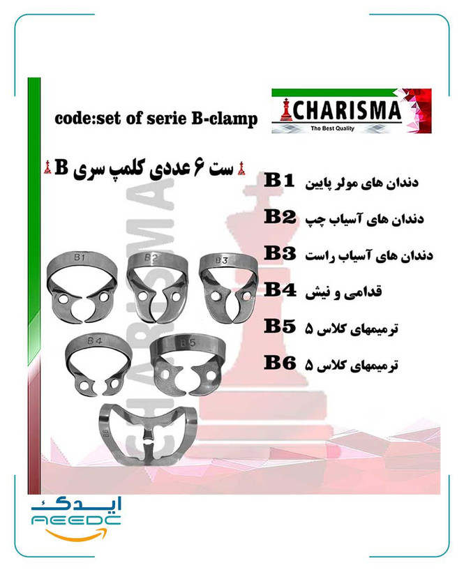 ست 6 عددی کلمپ رابردم سری B برینکر کاریزما