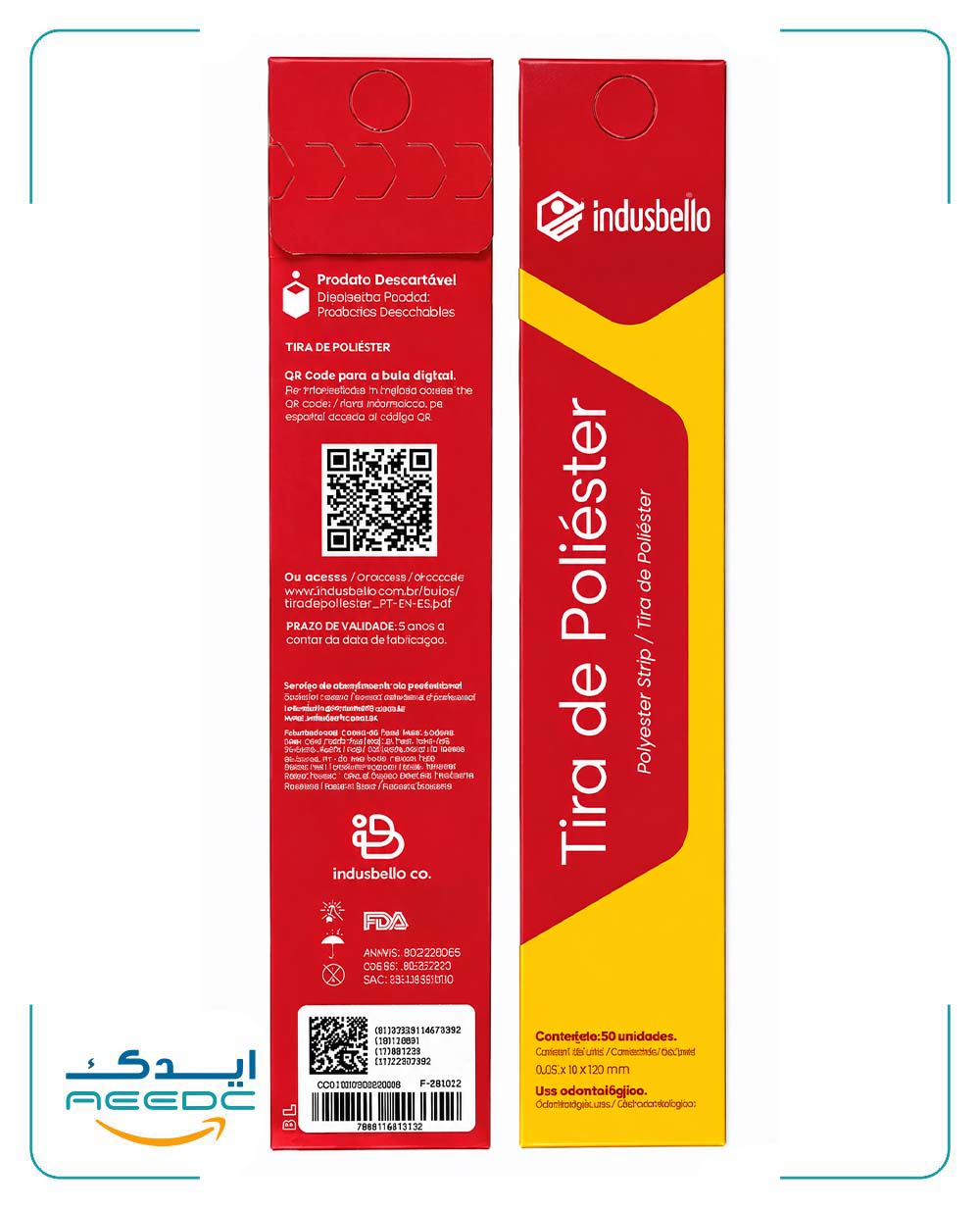 نوار سلولوییدی شفاف indusbello (50 عددی)